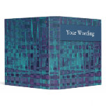 Blue Odyssey - customizable template Vinyl Binders