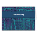 Blue Odyssey - customizable template Card