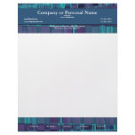 Blue Odyssey - customizable template Personalized Letterhead