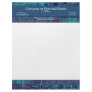 Blue Odyssey - customizable template Personalized Letterhead
