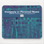 Blue Odyssey - customizable template Mousepad