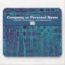 Blue Odyssey - customizable template Mousepad