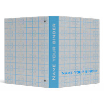 Blue Office Grid binders