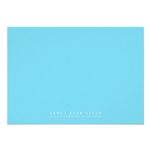 Blue Ombre Bridal Shower Invitations