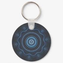 Blue on Black keychains