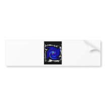 Blue on Blue1 bumper stickers by thelovetouch Blue on Blue1 bumper stickers