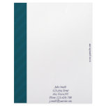 Blue On Blue Letterhead Template