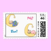 Blue or Pink Gender Reveal Stamp stamps