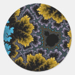 Blue Orange Coral Stickers