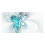 blue orchid personalized photo card