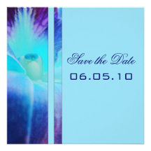 Blue Orchid Save the Date Announcement