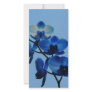 Blue Ordhid Custom Photo Card