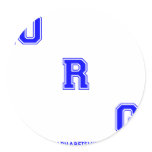 Blue ORG stickers
