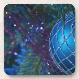 Blue Ornament Coasters