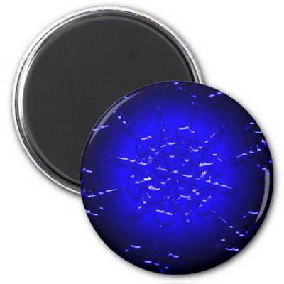 Blue Ornament Magnet