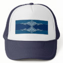 Blue Ornaments hat