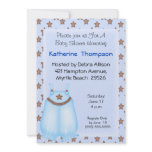 Blue Overalls  Baby Shower Invite
