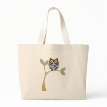 Blue Owl Baby Tote Bags