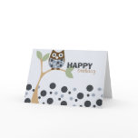Blue Owl Baby Card