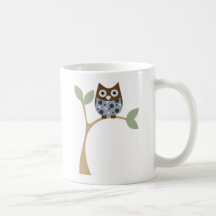 Blue Owl Baby Coffee Mugs