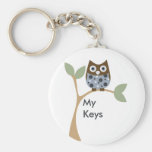 Blue Owl Baby Keychain