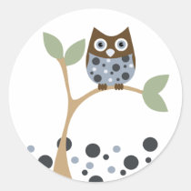 Blue Owl Baby stickers