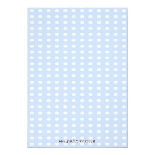 Blue Owl Boy Baby Shower Personalized Invitation