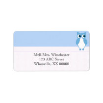 Blue Owl Custom Address Labels