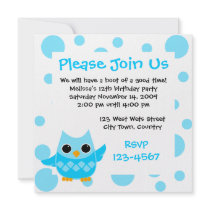 Blue Owl invitations