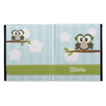 Blue Owl iPad Folio Case Cover