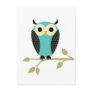 Blue Owl On Limb Post Card