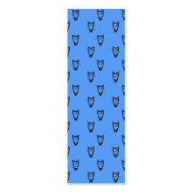 Blue owl pattern business card