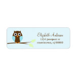 Blue Owl Return Address Labels