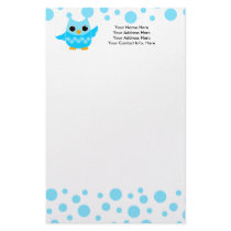 Blue Owl stationery