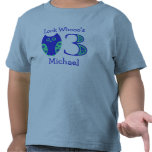 Blue Owls 3rd Birthday Personalized T-Shirt