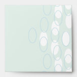 Blue Owls In Love Custom Wedding Envelope