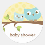 Blue Owls Stickers