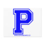 Blue P Postcard