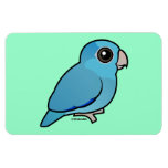 Blue Pacific Parrotlet Vinyl Magnet
