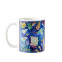 Blue Painting No. 3 mugs by Julier Blue Painting No. 3 mugs
