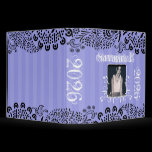 Blue Paisley Class of 2010 Binder