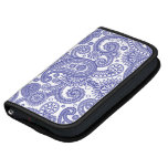 Blue Paisley Floral Folio Planners