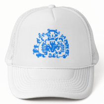 Blue Paisley Hat
