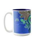 Blue Paisley Mug