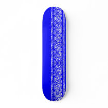 Blue Paisley Skateboard Pro
