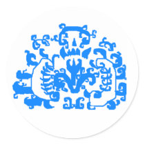Blue Paisley Sticker by Brasherma Blue Paisley Sticker