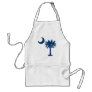Blue Palmetto Apron