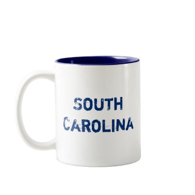 Blue Palmetto South Carolina Mug by southcarolinashirt