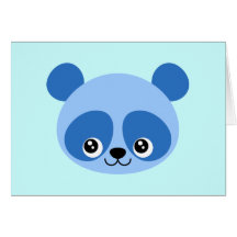 Blue Panda Card