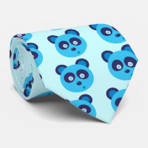 Blue Panda Custom Tie